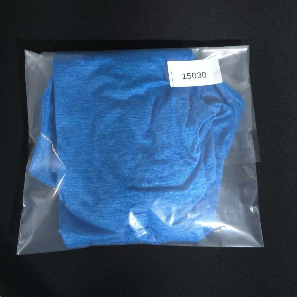 Tommy Bahama IslandZone Women S Blue Polo Shirt Short Sleeve VNeck Space Dye Top - Picture 8 of 8